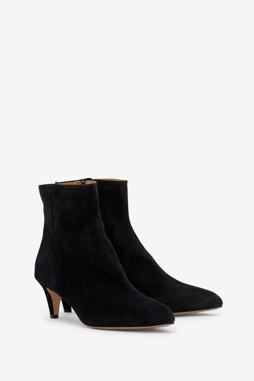 Deone High-Heeled Suede Leather Ankle Boots Deone High-Heeled Suede Leather Ankle Boots
