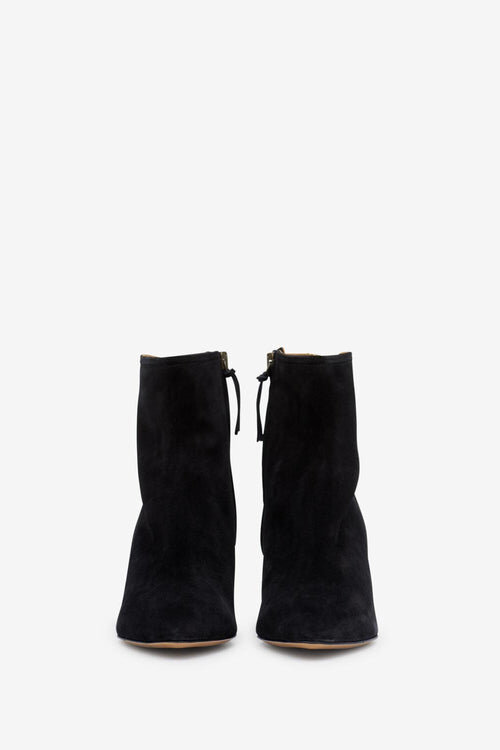 Deone High-Heeled Suede Leather Ankle Boots Deone High-Heeled Suede Leather Ankle Boots