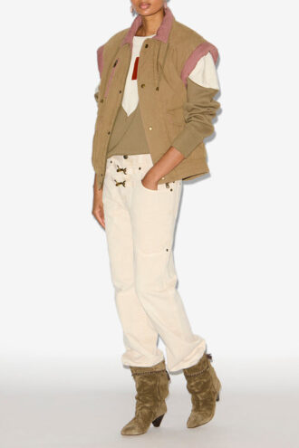 Desha Two-Toned Cotton Jacket Desha Two-Toned Cotton Jacket