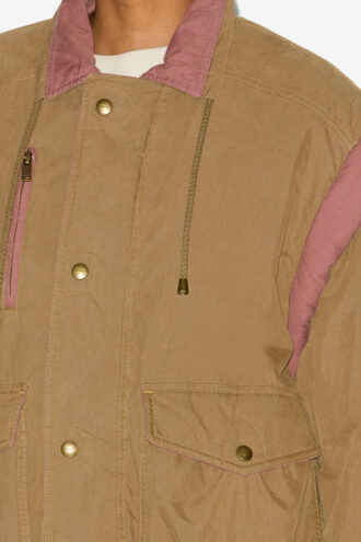 Desha Two-Toned Cotton Jacket Desha Two-Toned Cotton Jacket