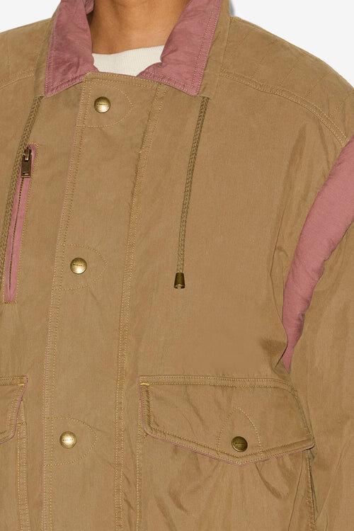 Desha Two-Toned Cotton Jacket Desha Two-Toned Cotton Jacket