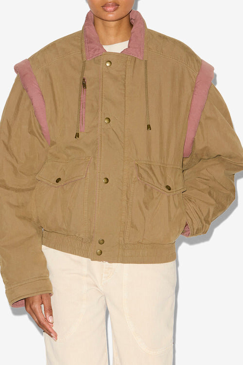 Desha Two-Toned Cotton Jacket Desha Two-Toned Cotton Jacket