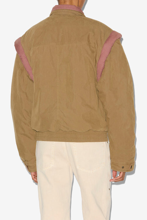 Desha Two-Toned Cotton Jacket Desha Two-Toned Cotton Jacket