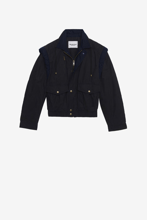 Desha Two-Toned Cotton Jacket Desha Two-Toned Cotton Jacket