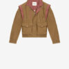 Desha Two-Toned Cotton Jacket Desha Two-Toned Cotton Jacket