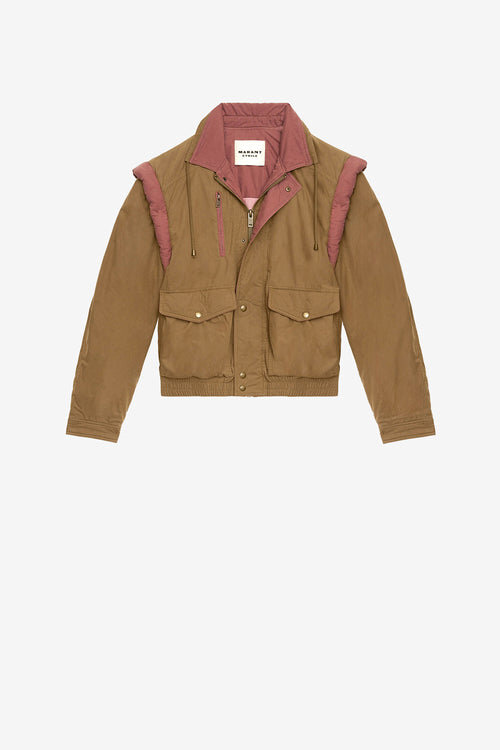 Desha Two-Toned Cotton Jacket Desha Two-Toned Cotton Jacket