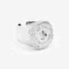 Desir Man Silver-Plated Brass Ring