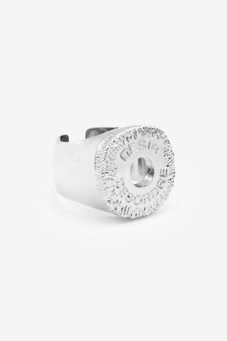 Desir Man Silver-Plated Brass Ring