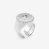 Desir Man Silver-Plated Brass Ring