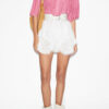 Destiny Smocked Blouse in Plain-Colored Cotton Voile Destiny Smocked Blouse in Plain-Colored Cotton Voile