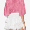 Destiny Smocked Blouse in Plain-Colored Cotton Voile Destiny Smocked Blouse in Plain-Colored Cotton Voile