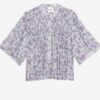Destiny Smocked Blouse in Printed Cotton Voile Destiny Smocked Blouse in Printed Cotton Voile