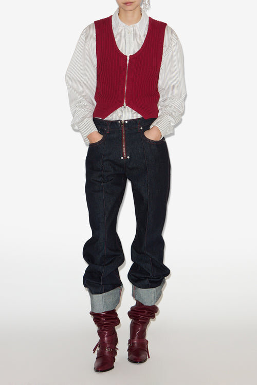 Devima Tubular Knit Vest Devima Tubular Knit Vest