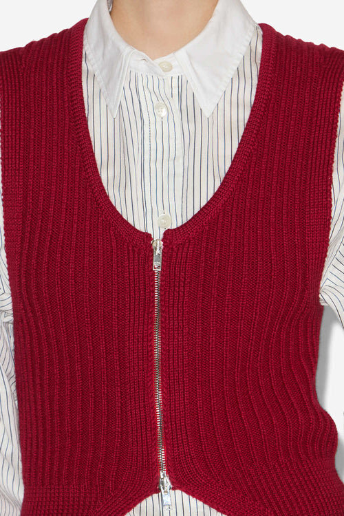 Devima Tubular Knit Vest Devima Tubular Knit Vest