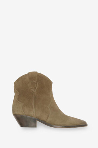 Dewina Suede Calfskin Leather Cowboy Boots Dewina Suede Calfskin Leather Cowboy Boots