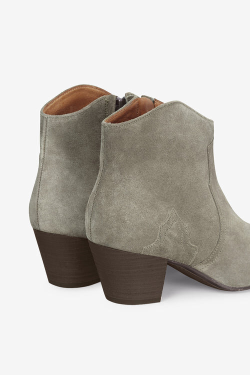 Dicker Suede Calfskin Leather Boots Dicker Suede Calfskin Leather Boots