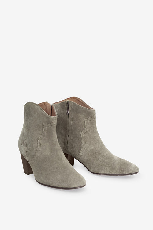 Dicker Suede Calfskin Leather Boots Dicker Suede Calfskin Leather Boots