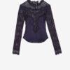 Diem Satin and Lace Top Diem Satin and Lace Top