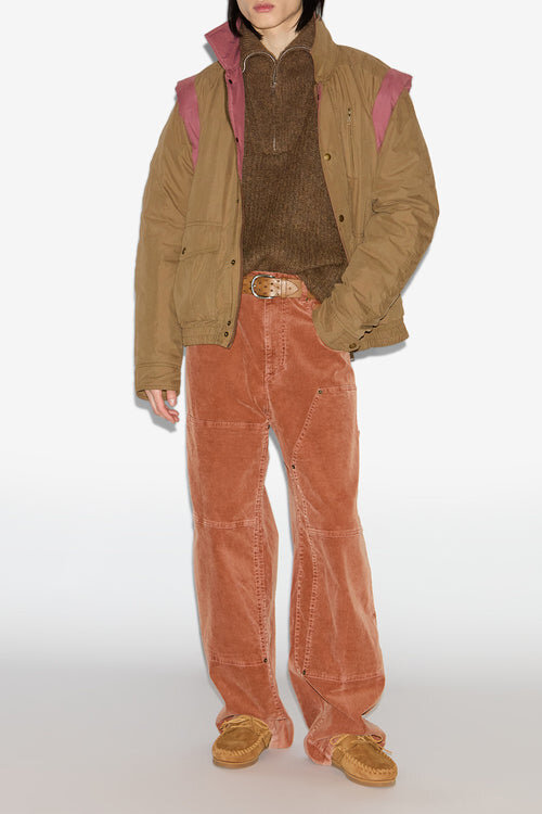 Dilwen Plain-Colored Cotton Jacket Dilwen Plain-Colored Cotton Jacket