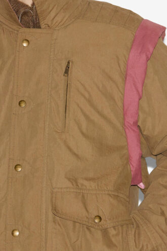 Dilwen Plain-Colored Cotton Jacket