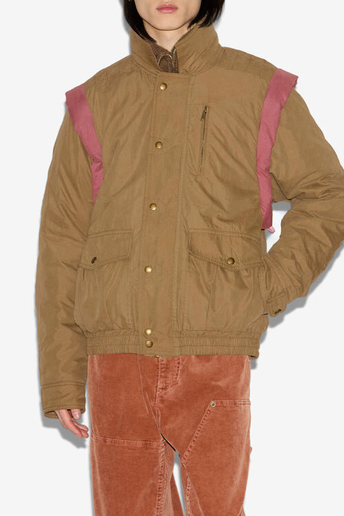 Dilwen Plain-Colored Cotton Jacket Dilwen Plain-Colored Cotton Jacket