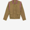 Dilwen Plain-Colored Cotton Jacket Dilwen Plain-Colored Cotton Jacket
