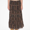 Diya Long Printed Cotton Voile Skirt
