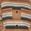 Djila Long Striped Wool Overshirt Coat Djila Long Striped Wool Overshirt Coat