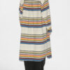 Djila Long Striped Wool Overshirt Coat