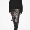 Dolene Draped Metallic Skirt Dolene Draped Metallic Skirt