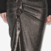 Dolene Draped Metallic Skirt Dolene Draped Metallic Skirt