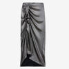 Dolene Draped Metallic Skirt Dolene Draped Metallic Skirt