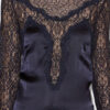 Dolores Long Satin and Lace Dress Dolores Long Satin and Lace Dress