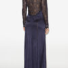 Dolores Long Satin and Lace Dress Dolores Long Satin and Lace Dress