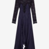 Dolores Long Satin and Lace Dress Dolores Long Satin and Lace Dress