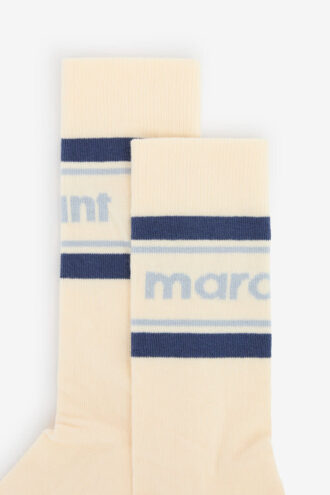 Donna Sporty Striped Mid-Calf Socks