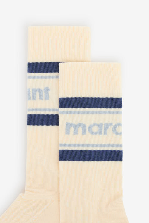 Donna Sporty Striped Mid-Calf Socks Donna Sporty Striped Mid-Calf Socks