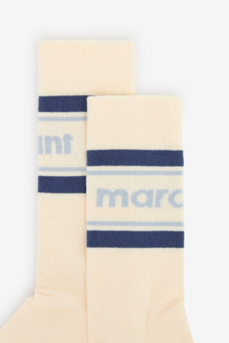 Donna Sporty Striped Mid-Calf Socks