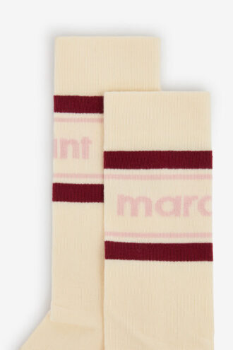 Donna Sporty Striped Mid-Calf Socks