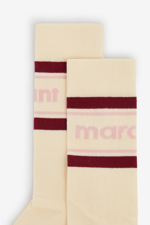 Donna Sporty Striped Mid-Calf Socks Donna Sporty Striped Mid-Calf Socks