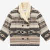 Dorcas Wool Graphic Pattern Coat Dorcas Wool Graphic Pattern Coat