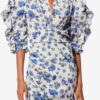 Doris Short Printed Stretch Silk Dress Doris Short Printed Stretch Silk Dress