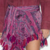 Dova Draped Printed Elasticated Tulle Skirt Dova Draped Printed Elasticated Tulle Skirt