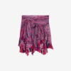 Dova Draped Printed Elasticated Tulle Skirt Dova Draped Printed Elasticated Tulle Skirt