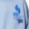 Drany Two-Toned Mohair Sweater with Logo Drany Two-Toned Mohair Sweater with Logo