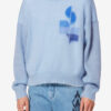 Drany Two-Toned Mohair Sweater with Logo Drany Two-Toned Mohair Sweater with Logo
