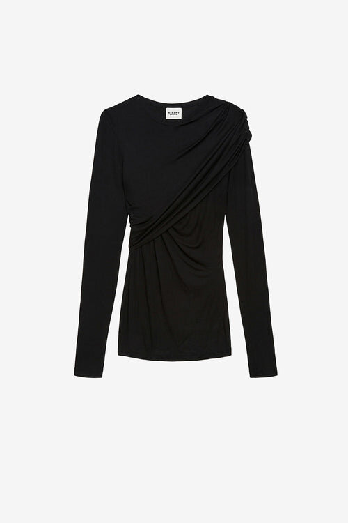 Dressi Draped Jersey Top Dressi Draped Jersey Top