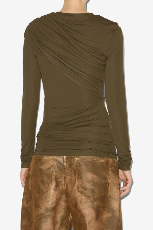 Dressi Draped Jersey Top Dressi Draped Jersey Top