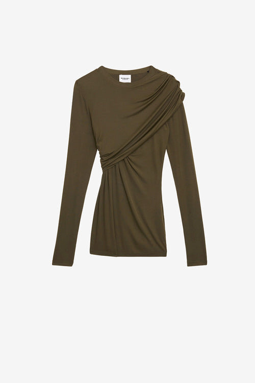 Dressi Draped Jersey Top Dressi Draped Jersey Top