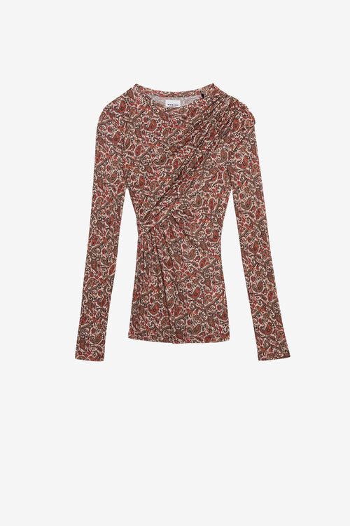 Dressi Draped Jersey Top Dressi Draped Jersey Top